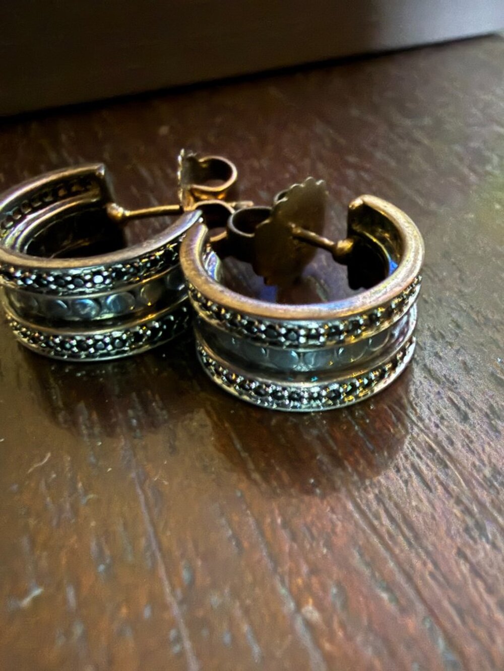 John Hardy Dot Hoop Earring